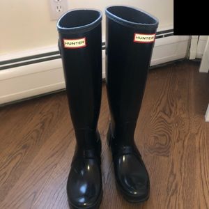 Hunter original pearlized rain boots